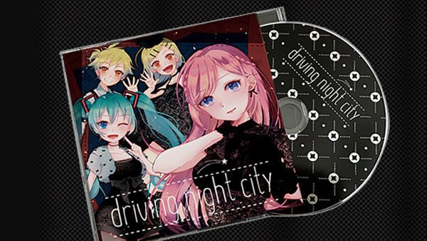 driving night city