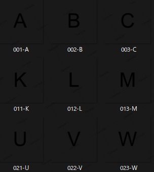 透過文字アセット【CCO】