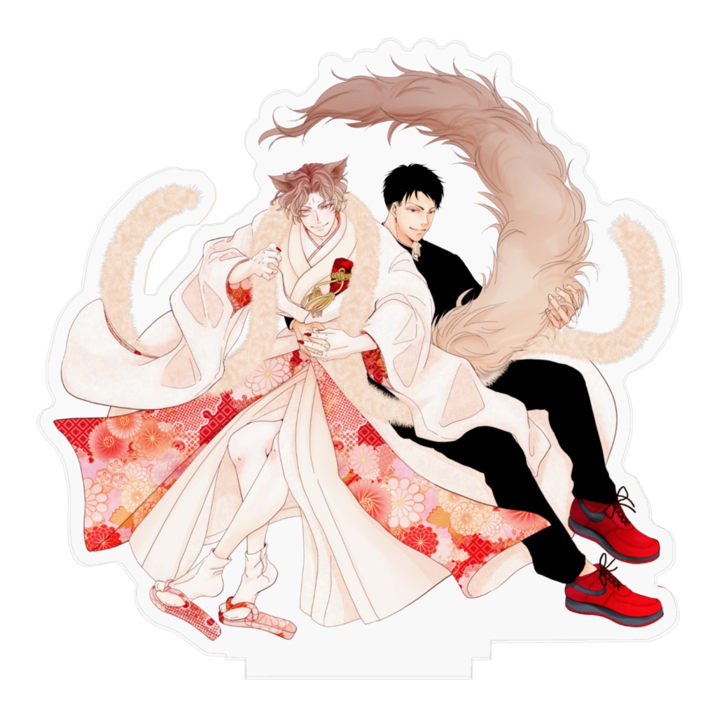 狐とDK・アクリルフィギュア