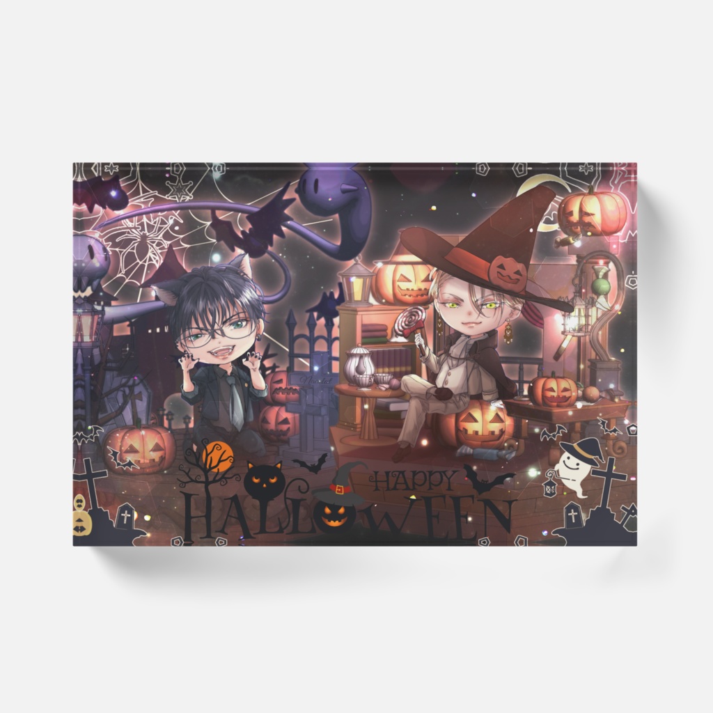 Halloweenアクリルブロック