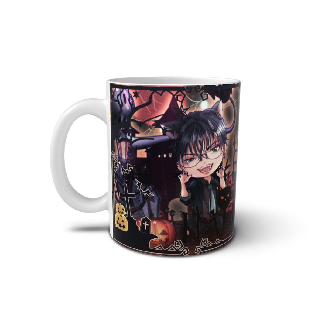 「Happy Halloween」 ロゴ入り版マグカップ
