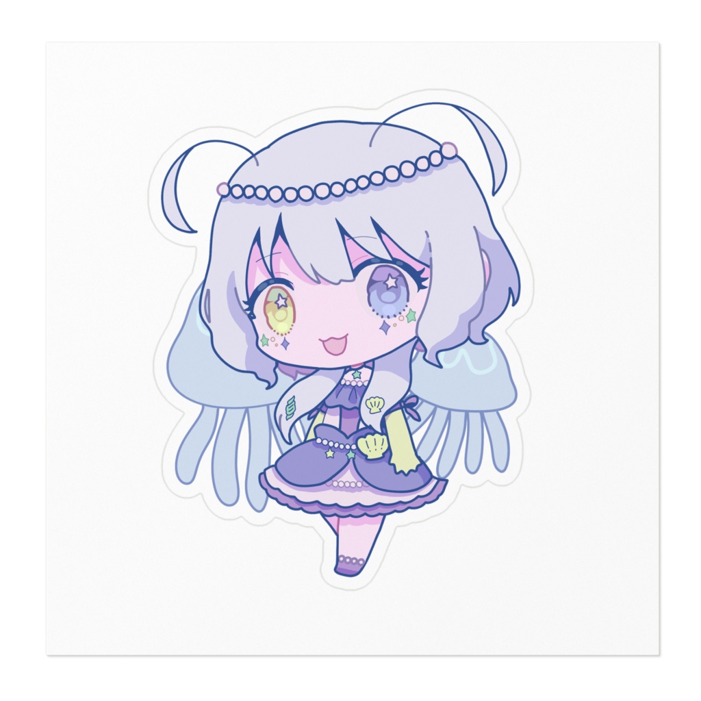 無透しずくステッカー