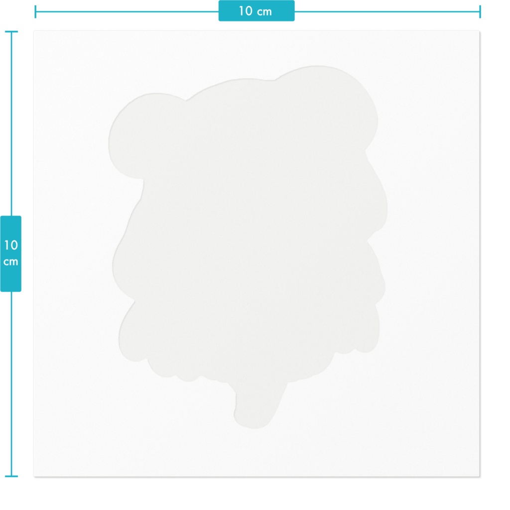 無透しずくステッカー