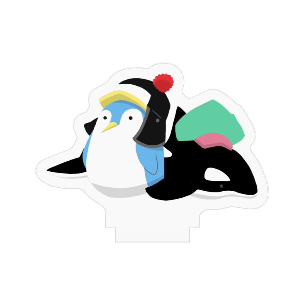 ペンギン&シャチアクリルフィギュア