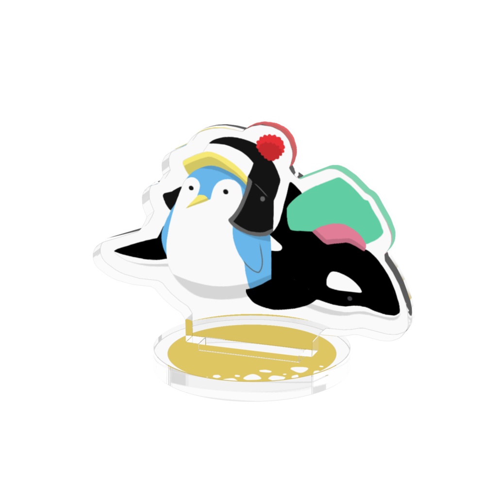 ペンギン&シャチアクリルフィギュア