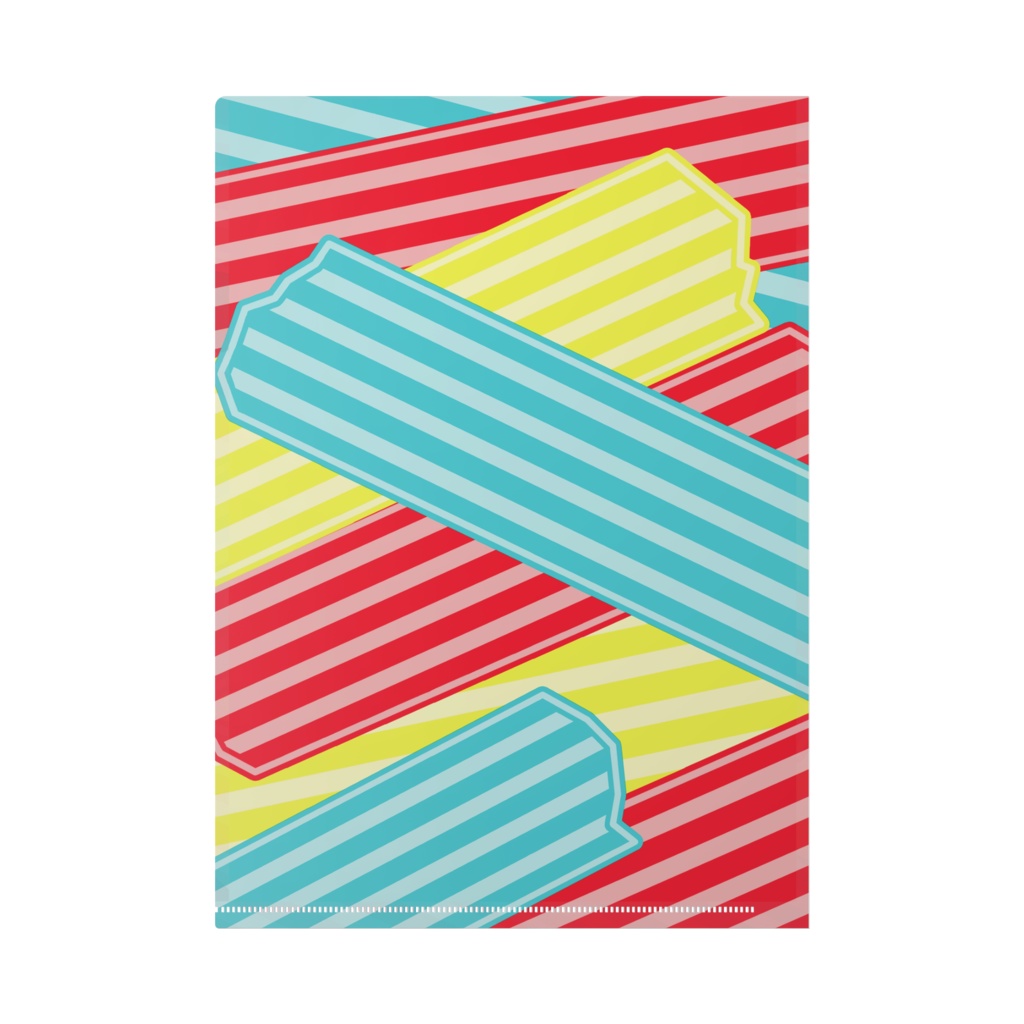 マスキングテープ柄クリアファイル