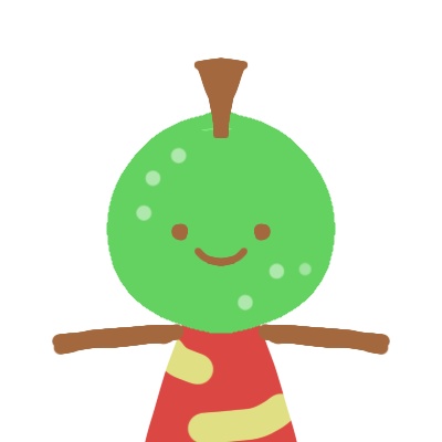 青りんご【VRChat想定3Dモデル】