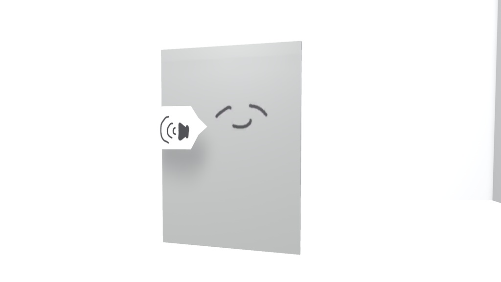 推しを　みまもり壁　【VRC想定3Dアバター】