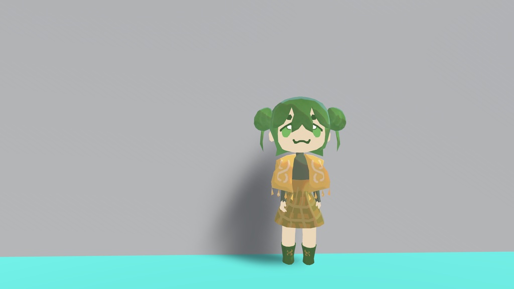 【無料】VRC想定３Dアバターモデル　『らく』ローポリ　男の娘 - とげだしのお店 - 2/2