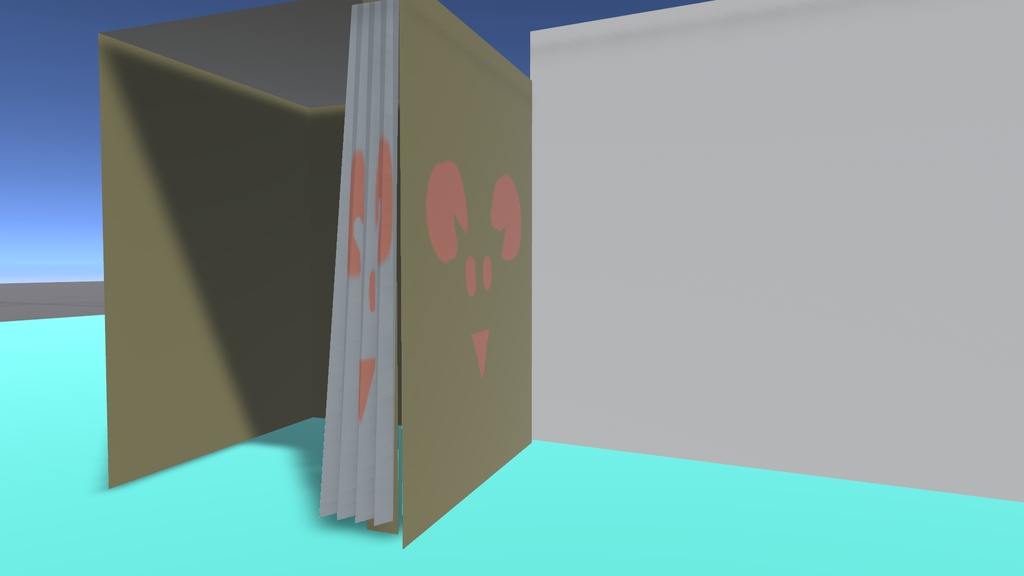 【期間限定無料】【小物・小道具】【ギミック】『更衣室』【VRC想定3Dモデル】