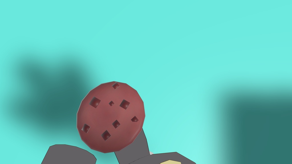 【無料・3D小物】『クッキー』【かじれる】