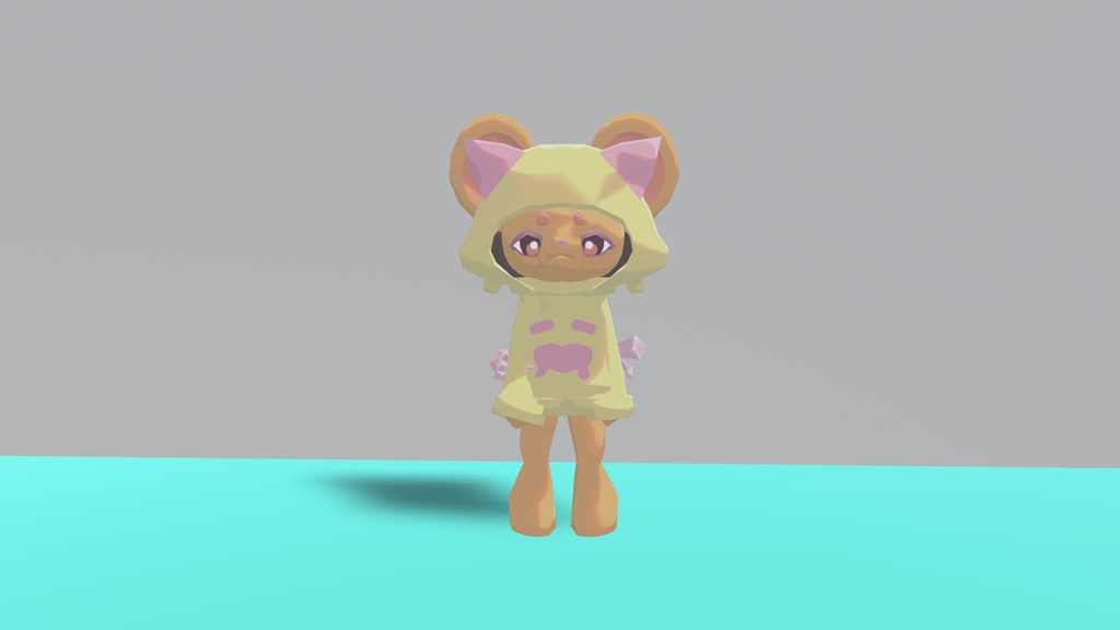 【3Dアバター】『鉱石ネズミのこどもたち』【VRC想定モデル】