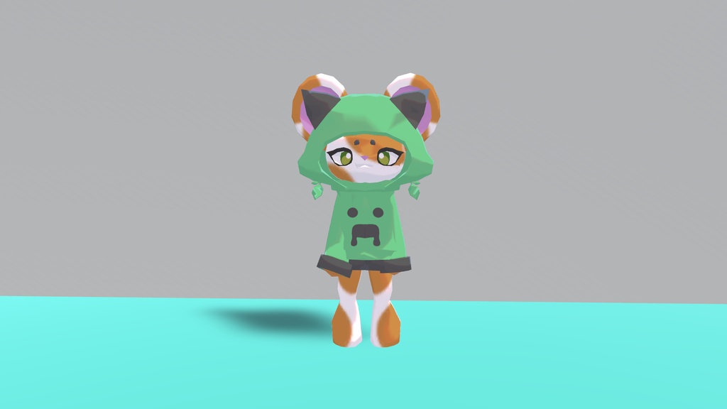 【3Dアバター】『鉱石ネズミのこどもたち』【VRC想定モデル】