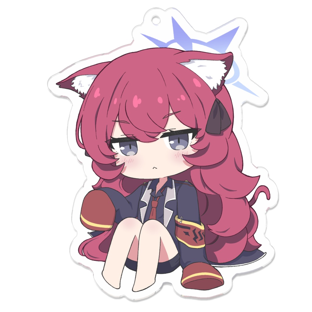 猫イロハ アクリルキーホルダー