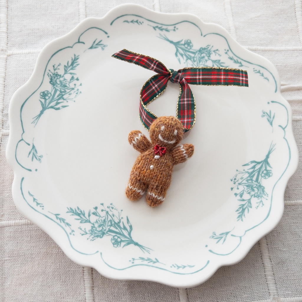 ジンジャーマンクッキーのあみぐるみ