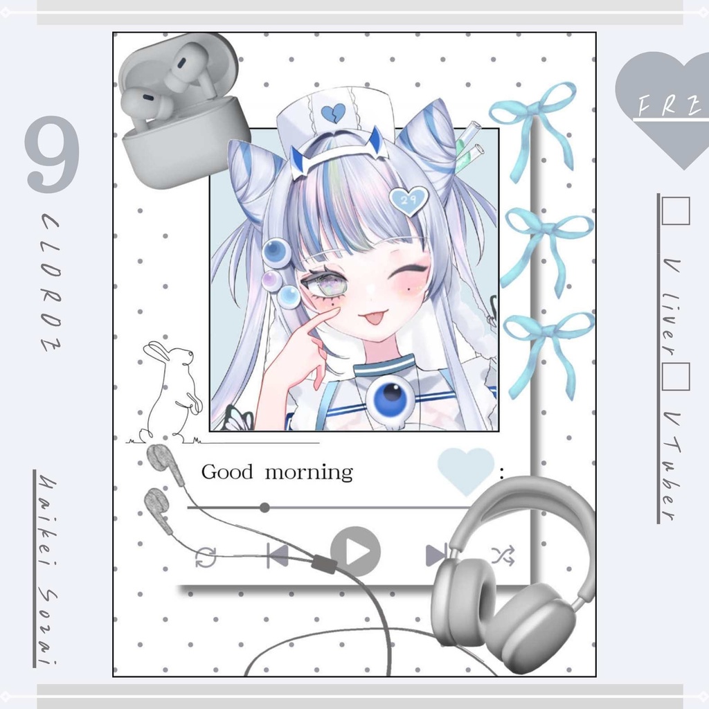 𓊆 IRIAM おはV素材 おはようVライバー素材 メンテ中のフォロー祭り 𓊇