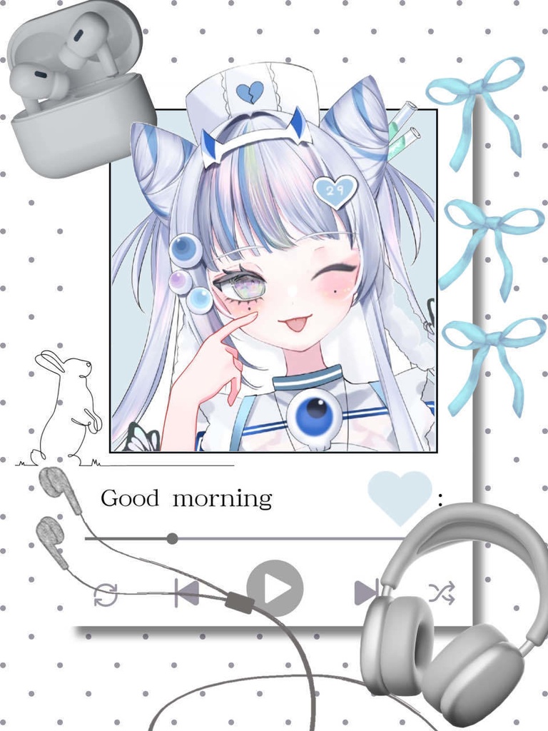 𓊆 IRIAM おはV素材 おはようVライバー素材 メンテ中のフォロー祭り 𓊇