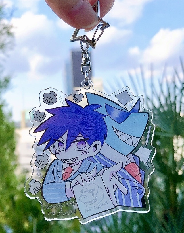 OMORI オモリ アクリルキーホルダー スペースボーイ船長 OMORI オモリ