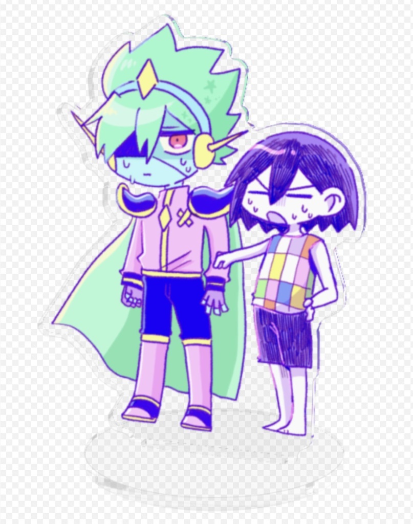スペボ＆ケルと一緒にお出掛けアクリルスタンド（夏）