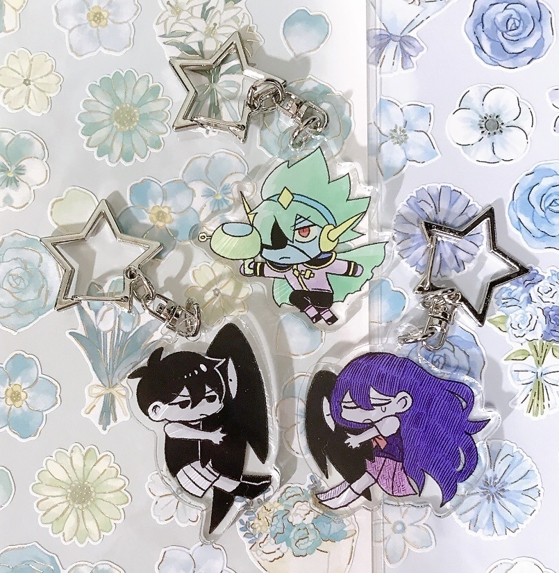 ミニアクリルキーホルダー3種✨