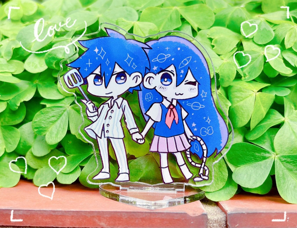 ヒロ＆マリアクリルスタンド💜💙