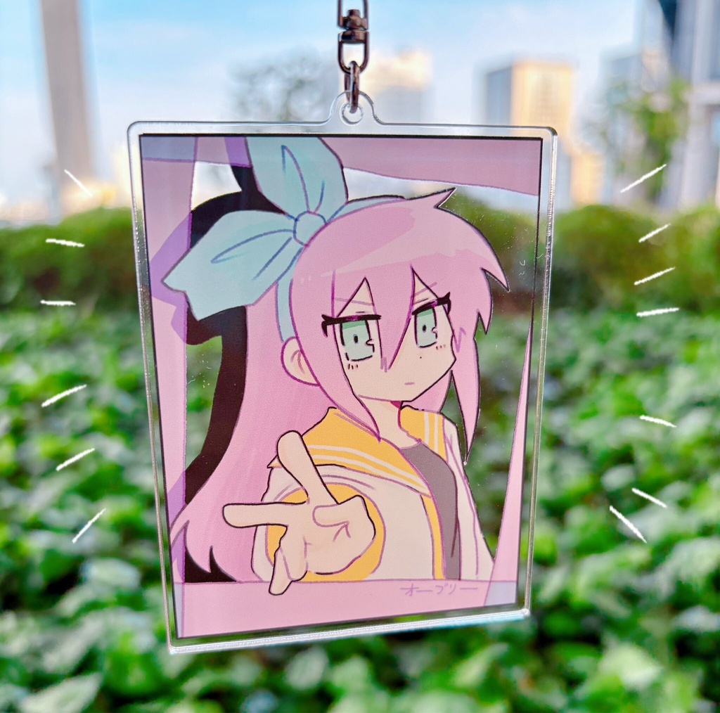 現実オーブリーちゃんアクリルキーホルダー🎀