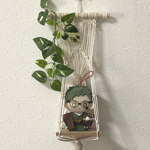 ぬい用マクラメのブランコ