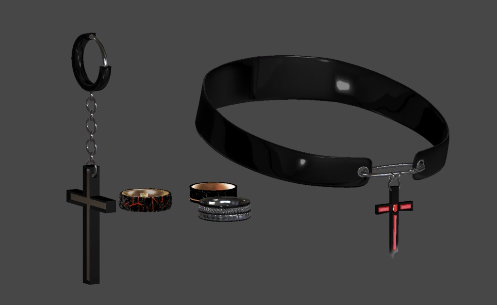 Ring/Ear Ring/Choker [Probs]