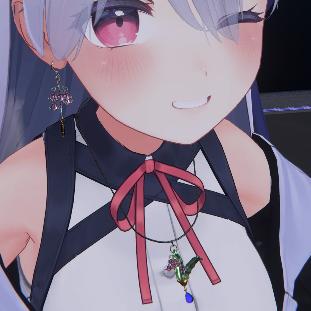 すずらん・イアリング・ネックレス