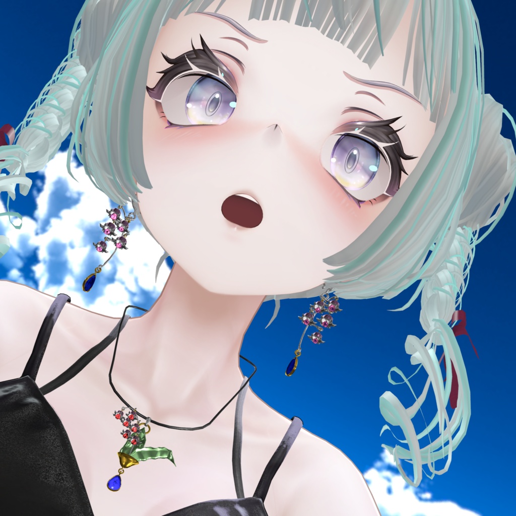 すずらん・イアリング・ネックレス