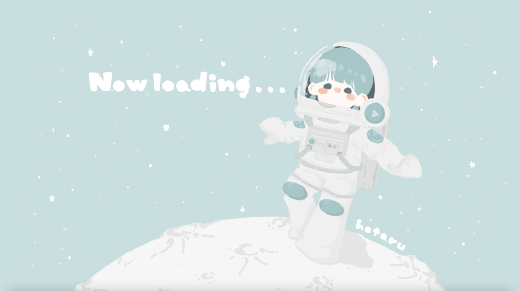 【動く待機画面】Now loading素材