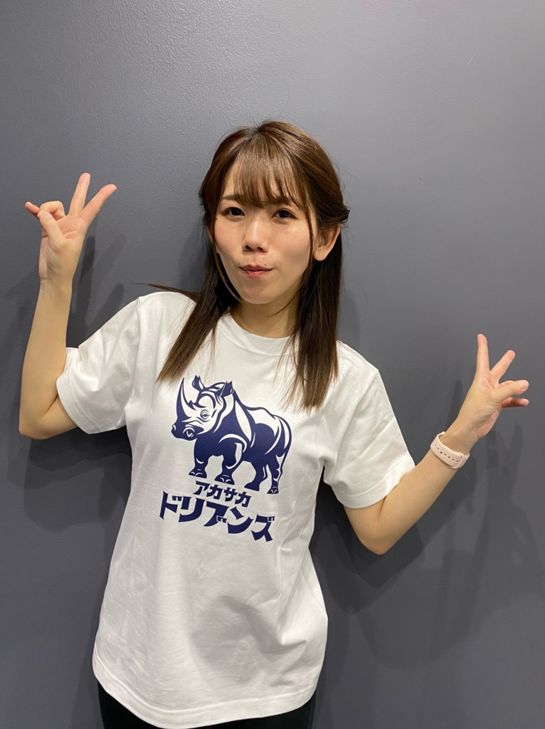 2023-24シーズン『アカサカドリブンズ』Tシャツ（白） - 赤坂