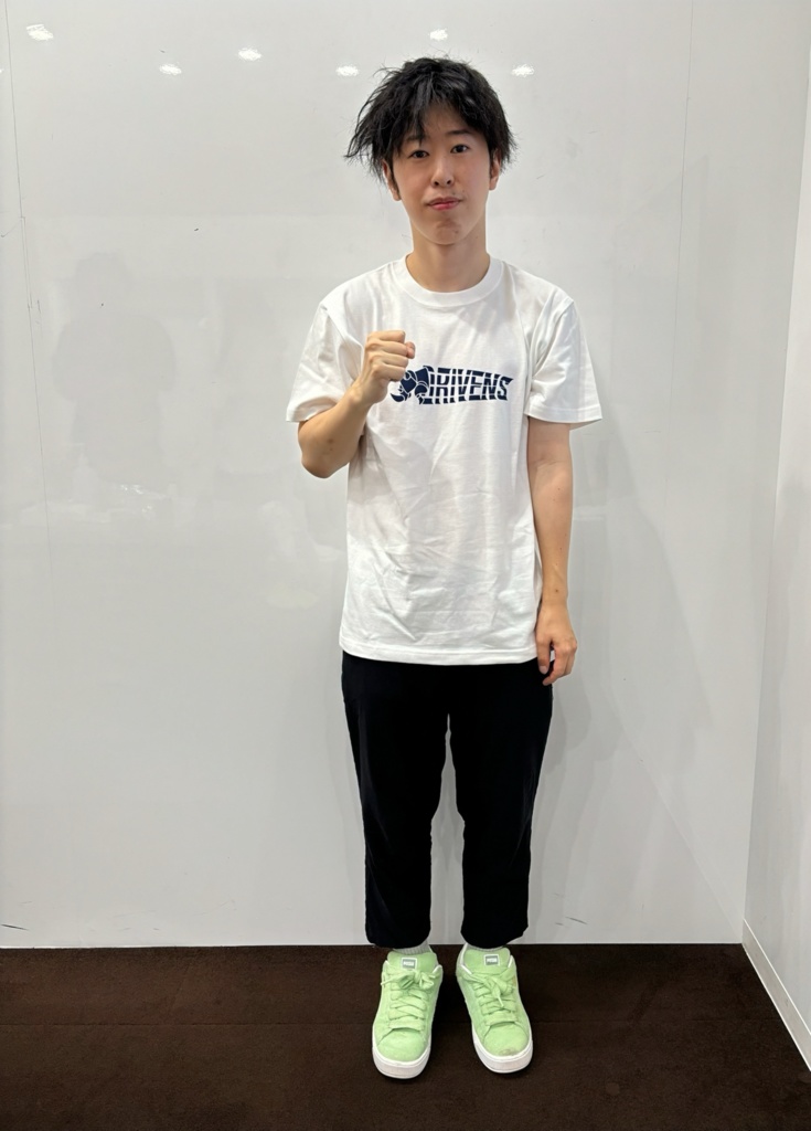 【受注生産】2024-25シーズン『DRIVENS』Tシャツ(白)※11月上旬以降にお届け予定