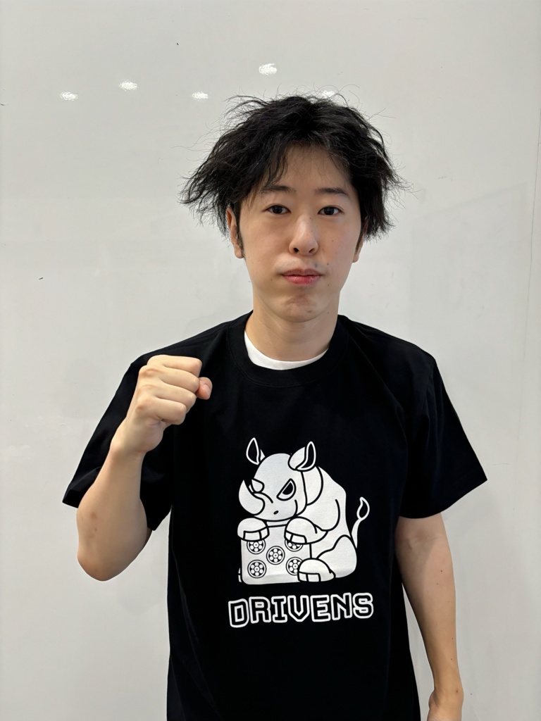 【受注生産】2024-25シーズン『サイ五筒』Tシャツ(黒)※11月上旬以降お届け予定