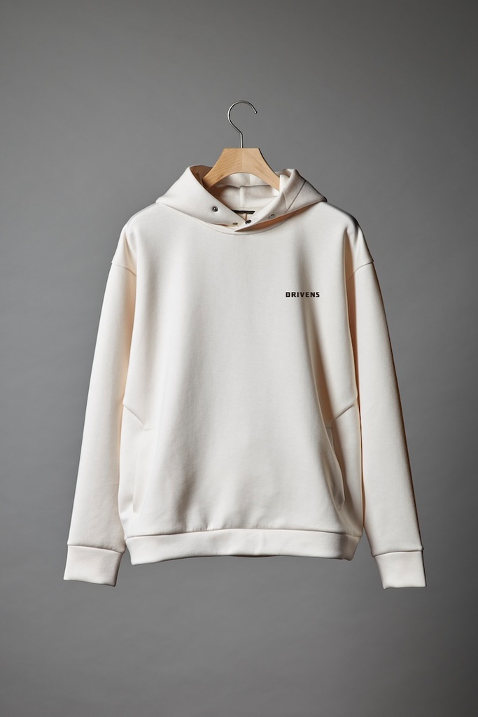 【数量限定】DRIVENS オリジナルダンボールニットパーカー<白>(BLACK CAB仕様)