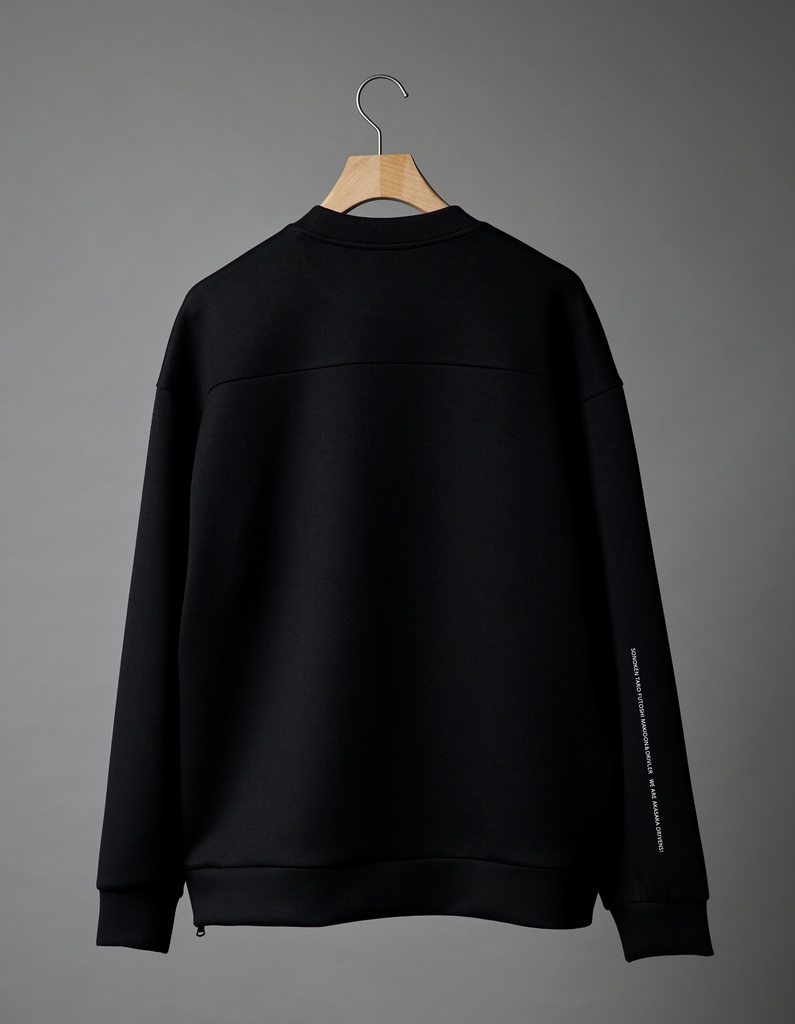 【数量限定】DRIVENS オリジナルダンボールニットトレーナー<黒>(BLACK CAB仕様)