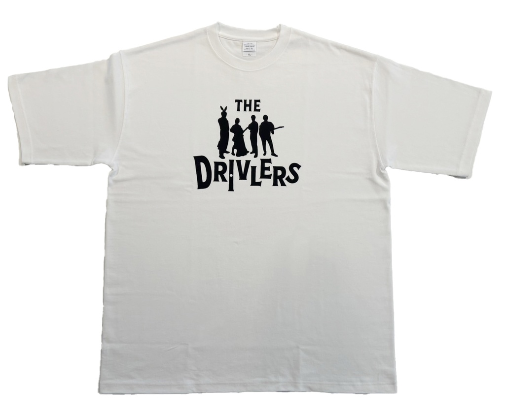 【受注生産】2025-26シーズン『THE DRIVLERS』BIGシルエットTシャツ（白）※11月下旬以降にお届け予定