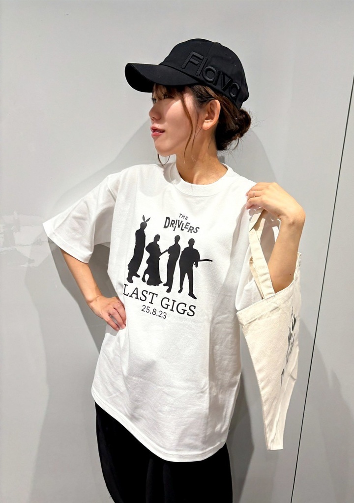 【受注生産】2025-26シーズン『LAST GIGS』BIGシルエットTシャツ(白)※11月下旬以降にお届け予定