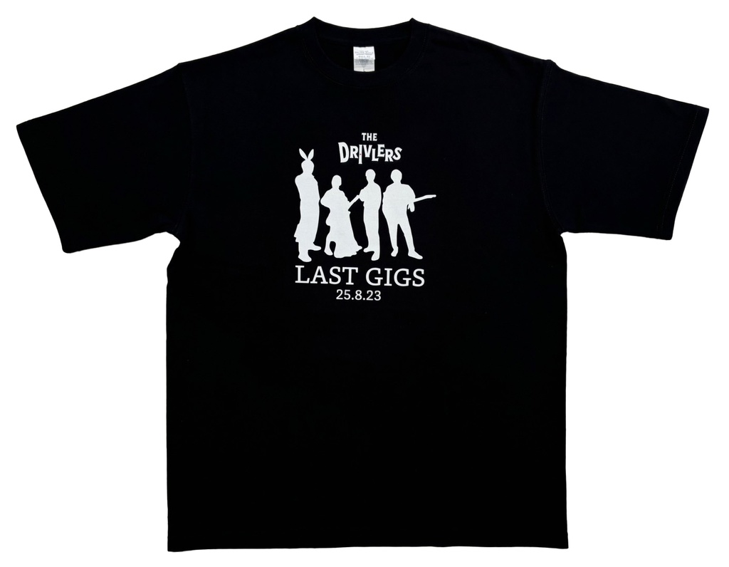【受注生産】2025-26シーズン『LAST GIGS』BIGシルエットTシャツ（黒）※11月下旬以降にお届け予定