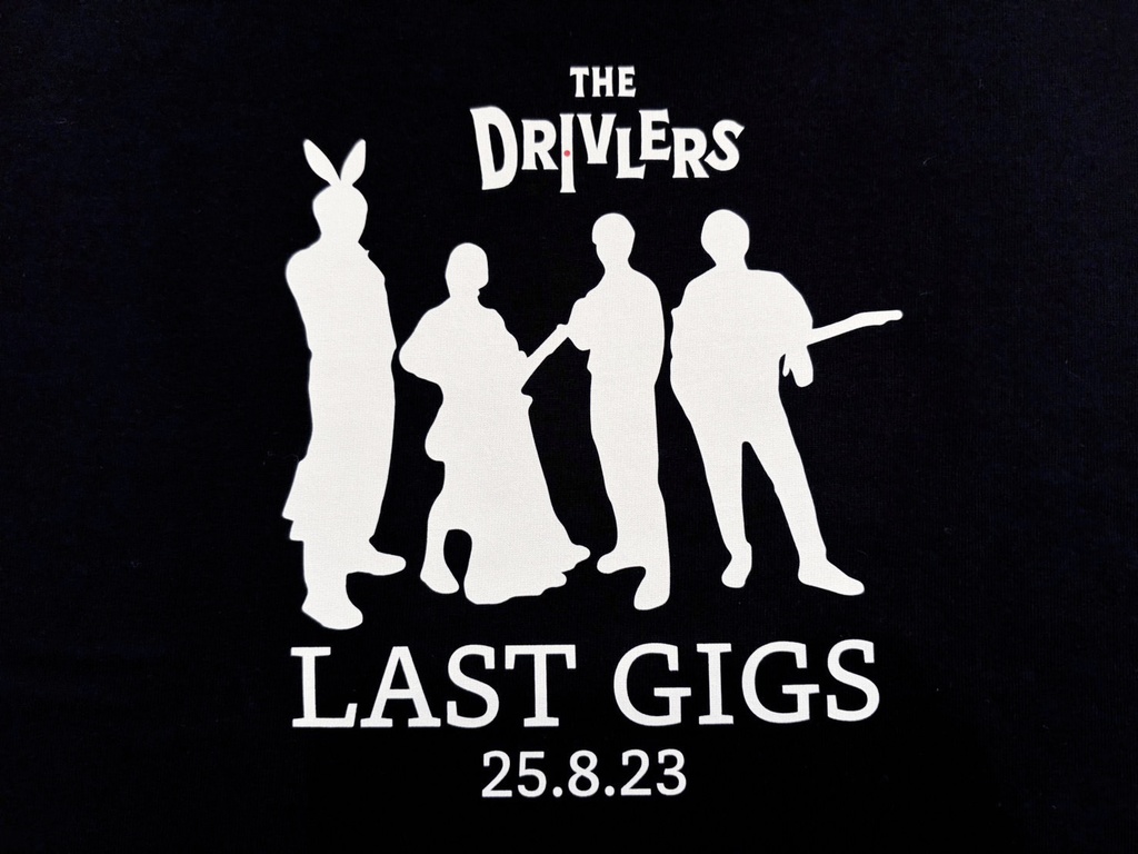 【受注生産】2025-26シーズン『LAST GIGS』BIGシルエットTシャツ(黒)※11月下旬以降にお届け予定