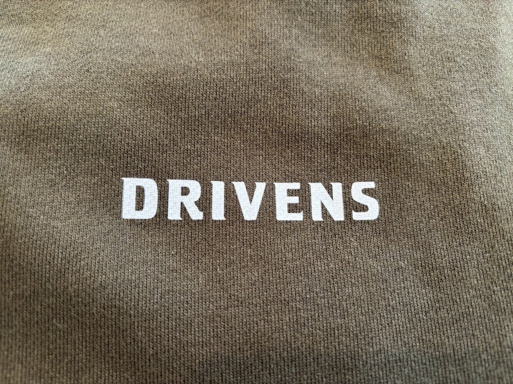 『DRIVENS ロゴ』ジップパーカー(緑)