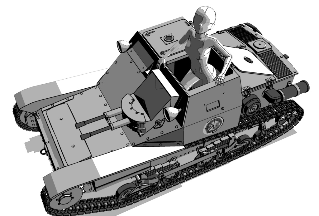 CV33快速戦車(L3/33)マニュアル付き