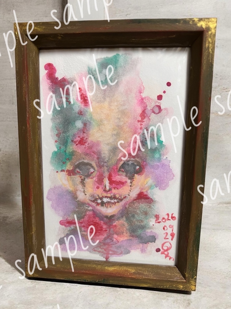 「あの日の傷、」水彩画原画 ‘The Scar of That Day,’ Original Watercolour Painting