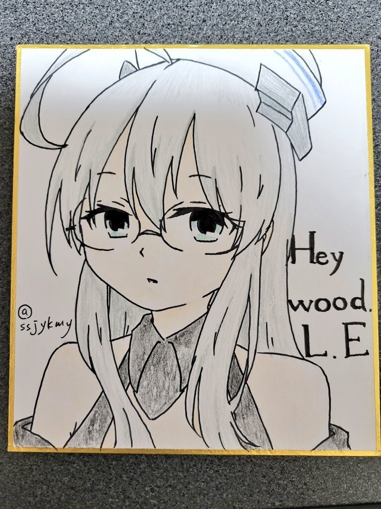 艦これ リクエストミニ色紙
