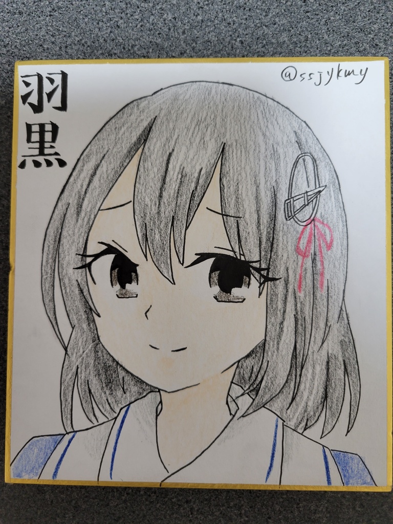 艦これ リクエストミニ色紙