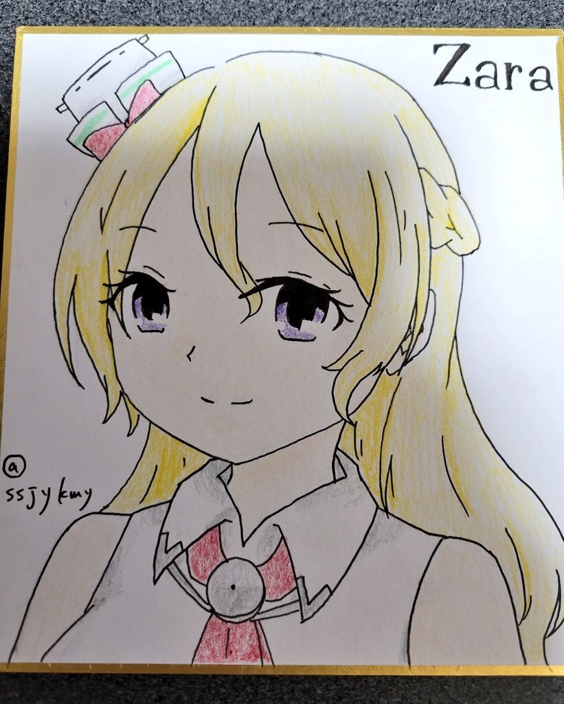 艦これ リクエストミニ色紙