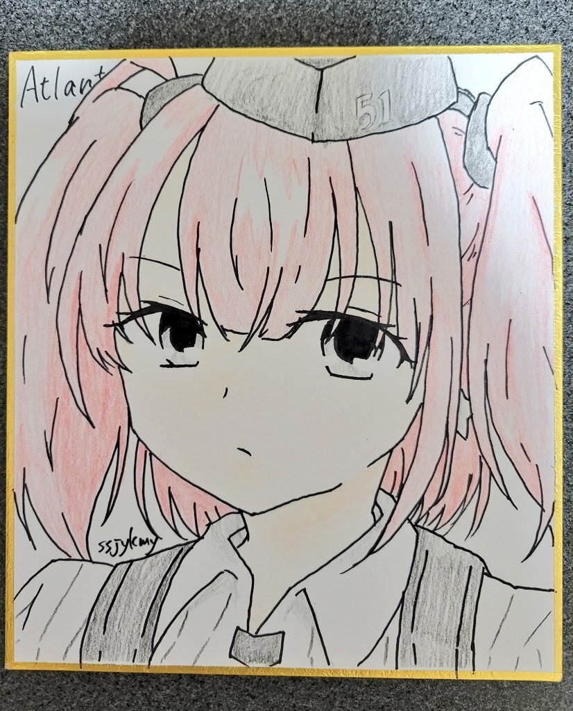艦これ リクエストミニ色紙