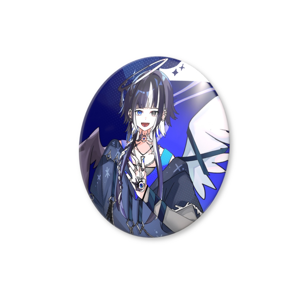 夜見 怜 通常立ち絵缶バッジ
