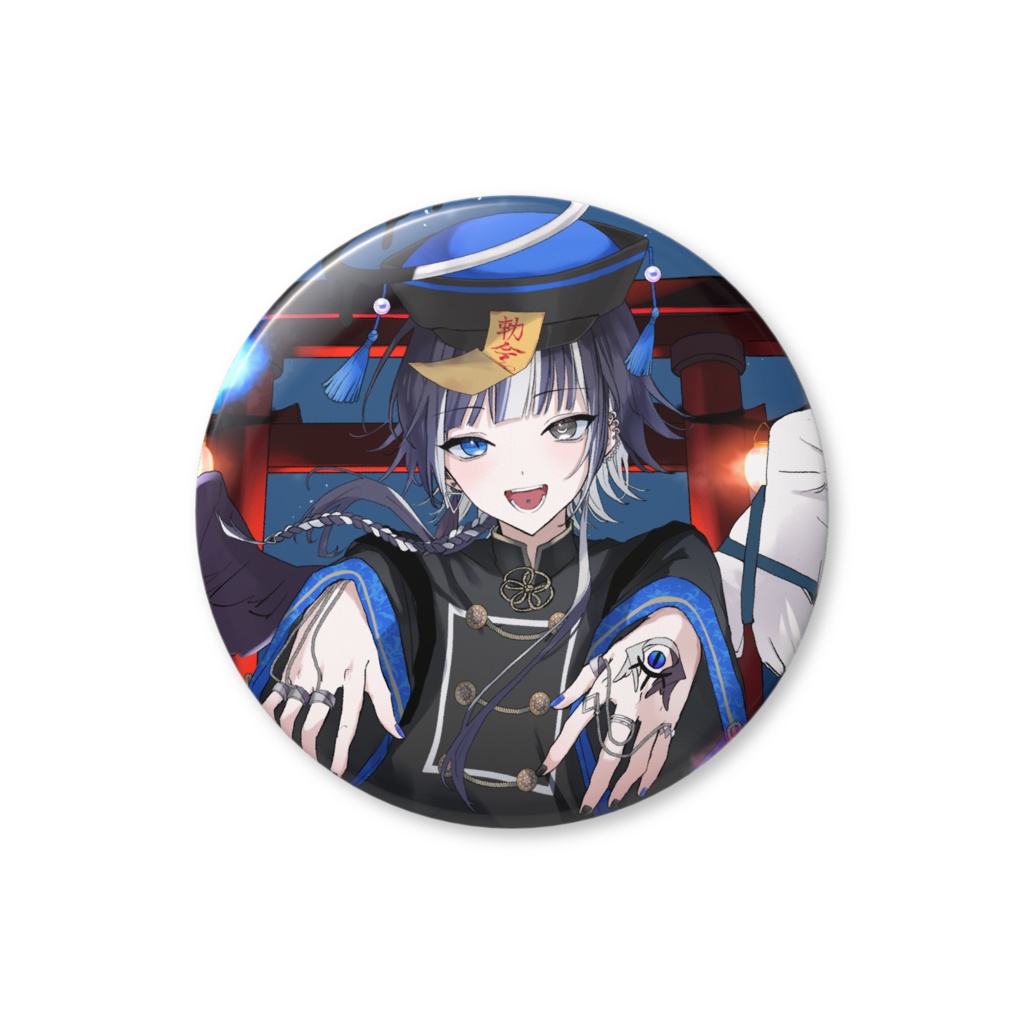 キョンシー缶バッジ