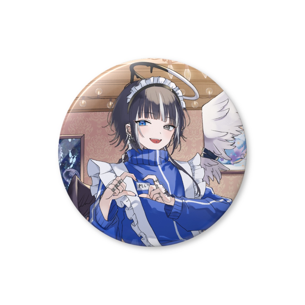 ジャージメイド 笑顔缶バッチ